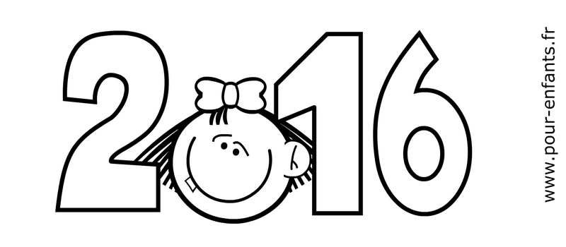 CALENDRIER coloriages 2016 pour filles  à imprimer gratuitement calendriers coloriage 2016 imprimer gratuit